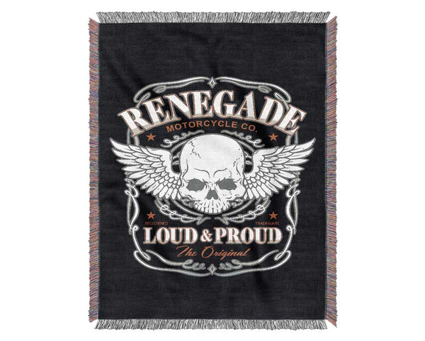 Renegade Motorcycle Co Woven Blanket
