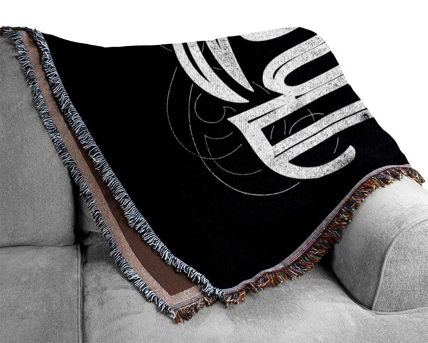 There Are No Rules Woven Blanket