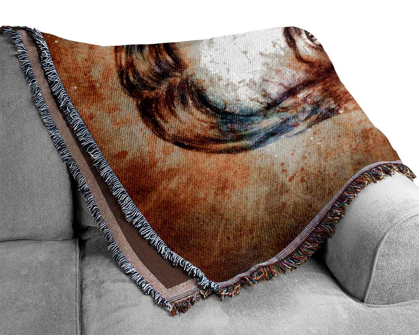 Jesus Woven Blanket