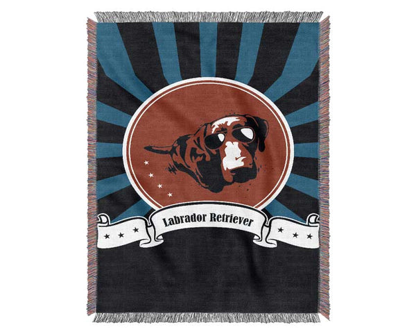 Labrador Retriever Woven Blanket