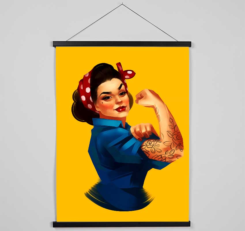 Woman You Can Do It Hanging Poster - Wallart-Direct UK