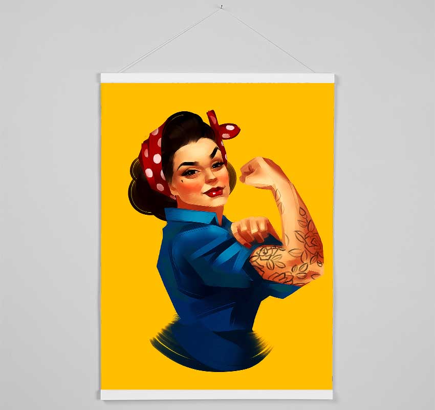Woman You Can Do It Hanging Poster - Wallart-Direct UK