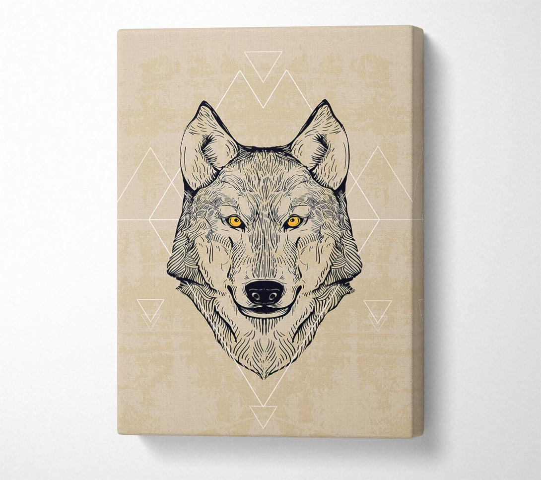 Picture of Wolf Head Canvas Print Wall Art