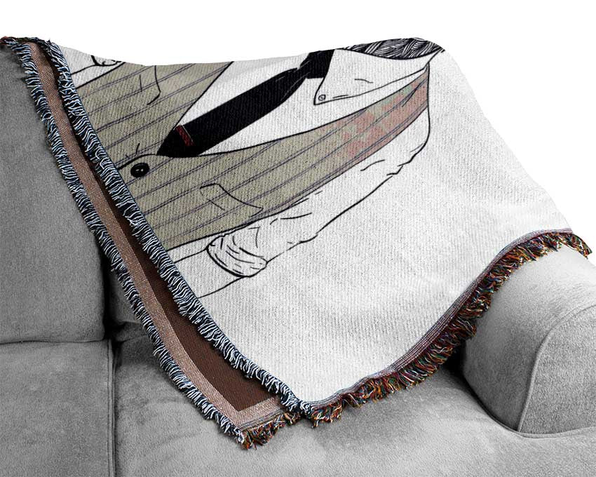Stag Steve Woven Blanket