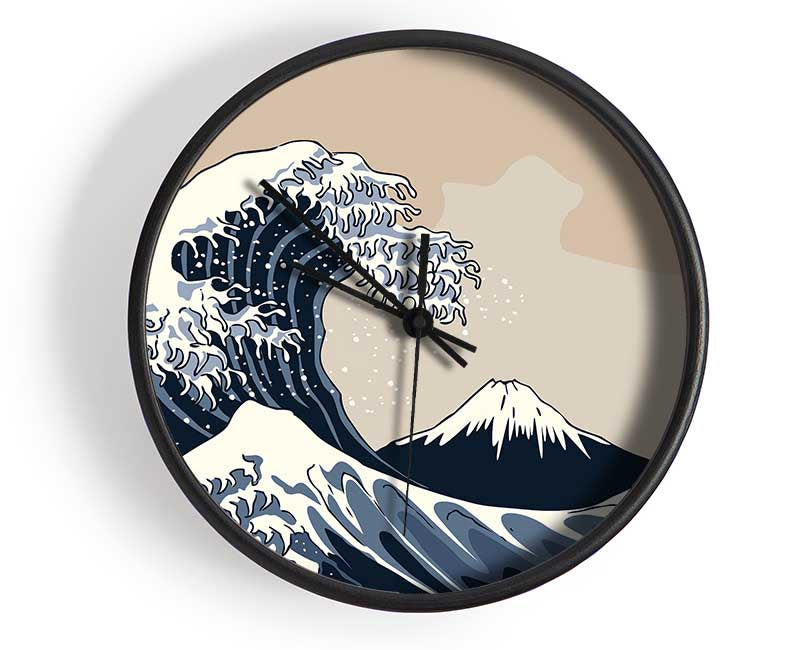 Wave 1 Clock - Wallart-Direct UK