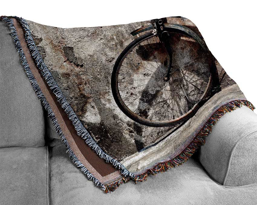 Fun On The Bike Woven Blanket