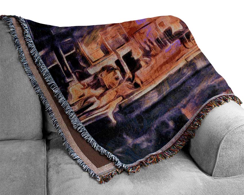 Remember Cafe Woven Blanket