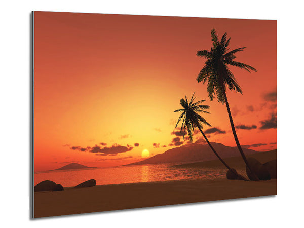 As The Sun Goes Down Metal Print