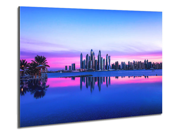 Reflections At Dusk Metal Print