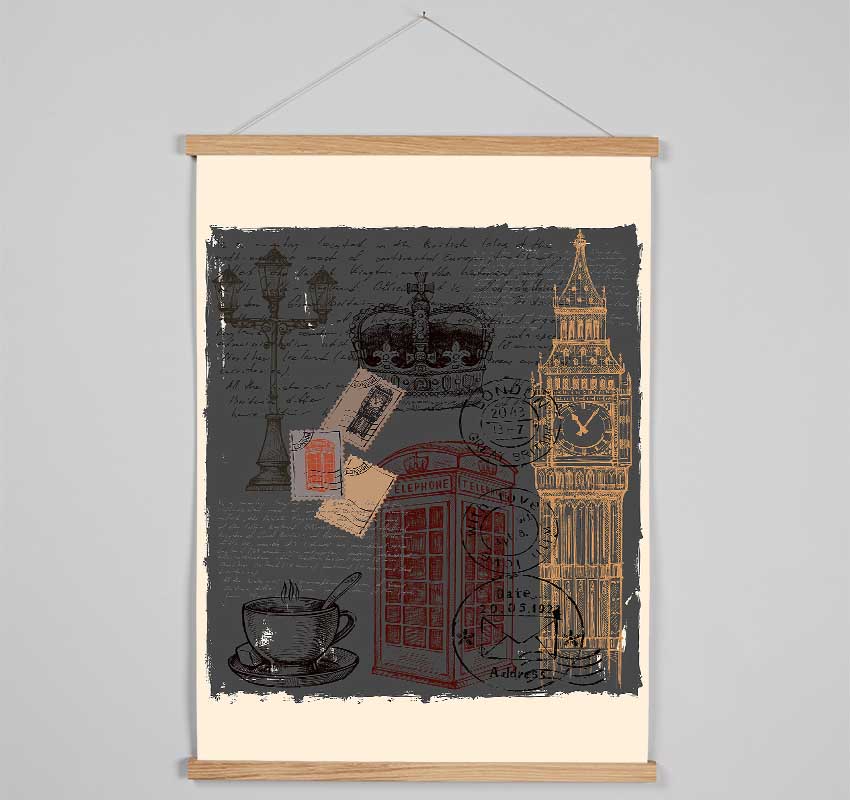Add London To Your Hanging Poster - Wallart-Direct UK