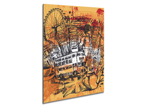 The Best Of British Metal Print