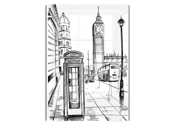 London Street Outline 3