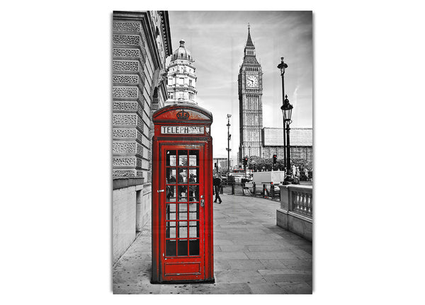 Red Phone Box Near Big Ben