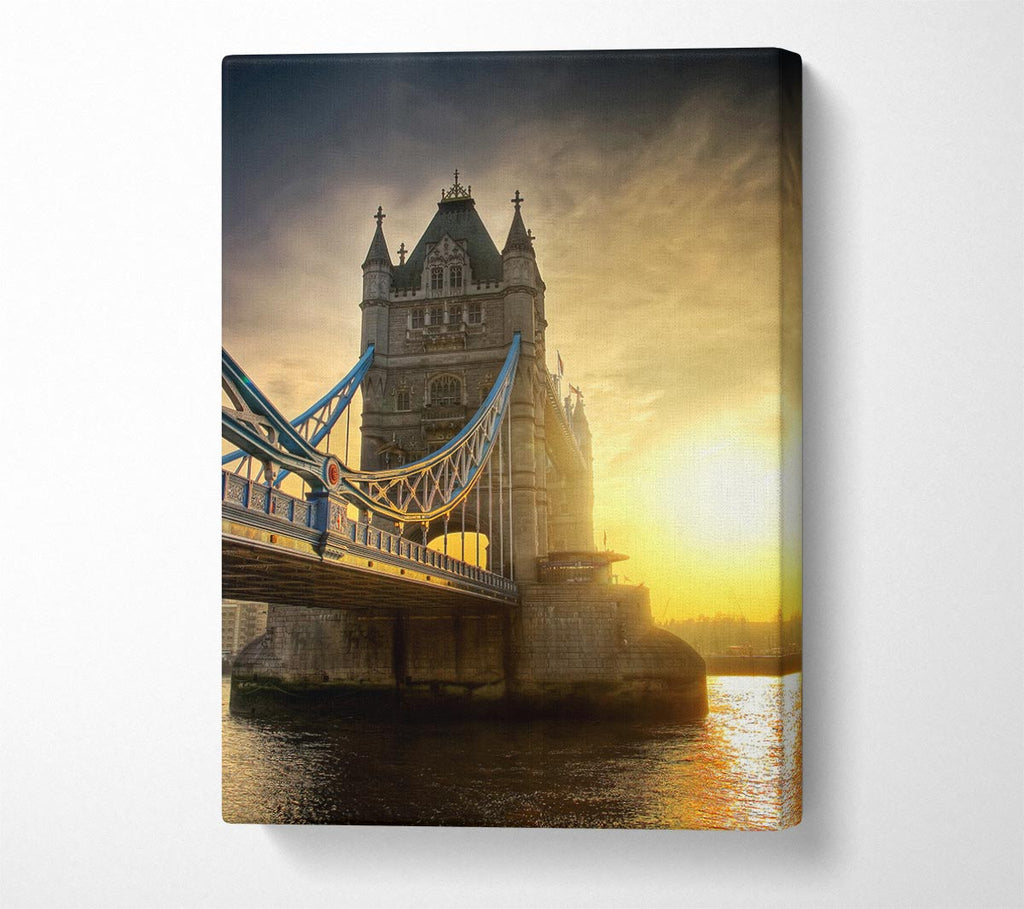Picture of Stunning Tower Bridge Sunset Canvas Print Wall Art