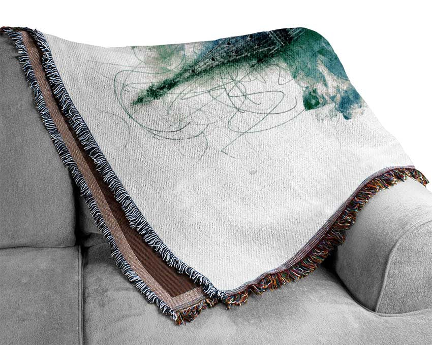Watercolour Big Ben 3 Woven Blanket