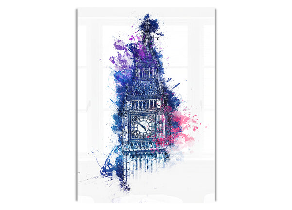 Aquarell Big Ben 4