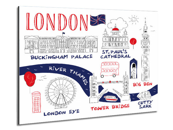 Things Not To Miss In The City Metal Print