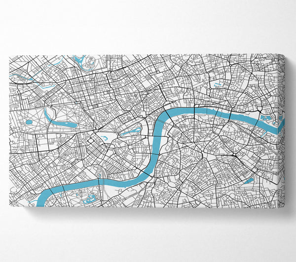 Die Karte der Londoner Themse 1