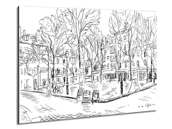 City Streets 5 Metal Print