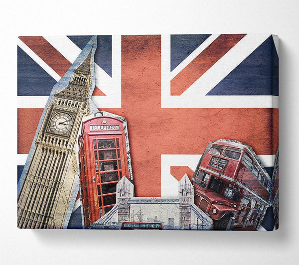  A Canvas Print of Iconic Montage Canvas Wall Art