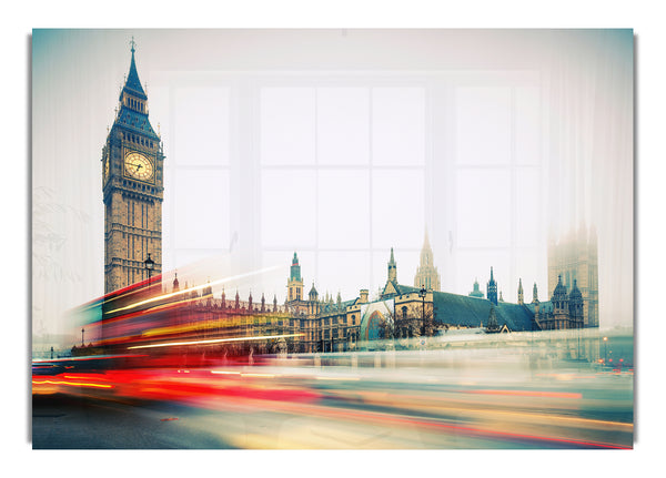 Big Ben Roter Bus Bl