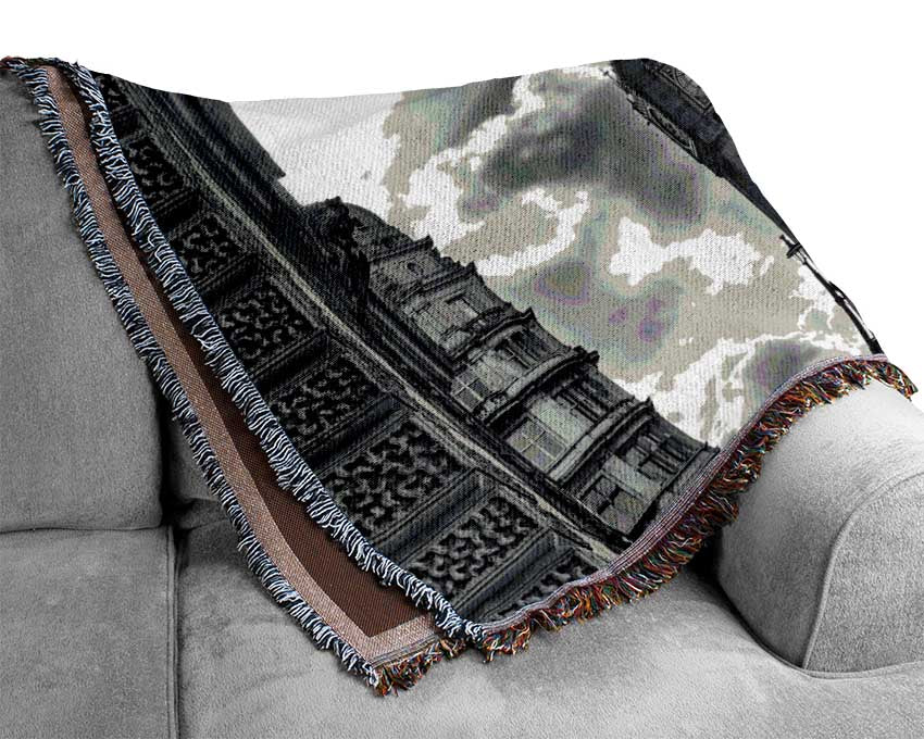 Iconic Big Ben Phone Woven Blanket