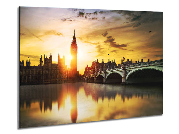 Sonnenuntergang durch Big Ben