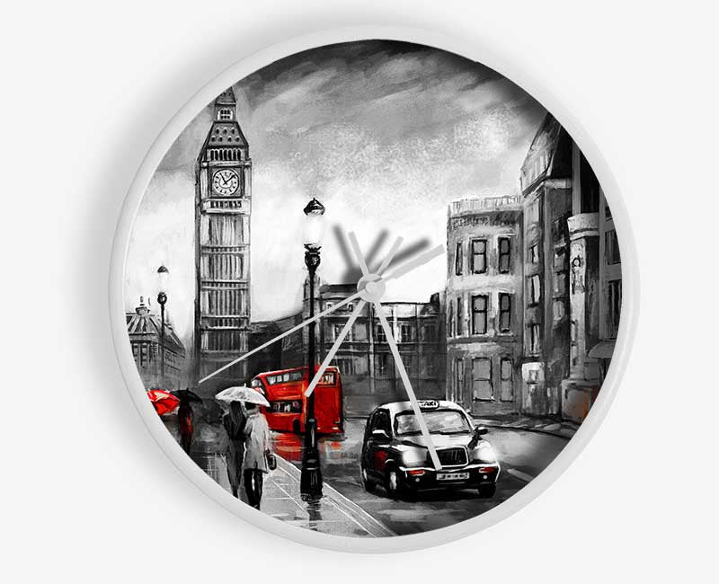 Iconic London Streets Clock - Wallart-Direct UK