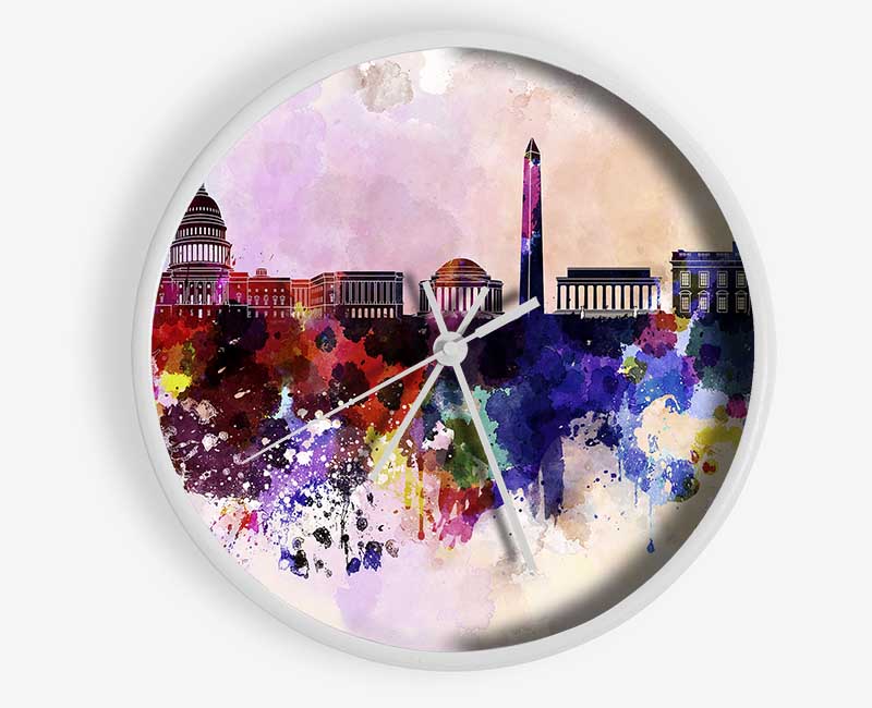 Washington DC Clock - Wallart-Direct UK