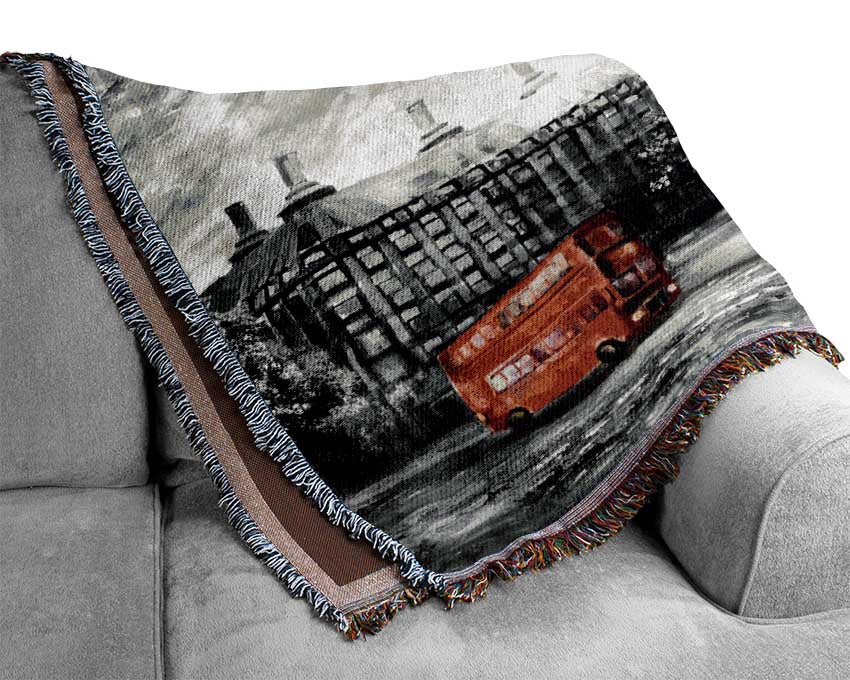 Romance In The City Woven Blanket
