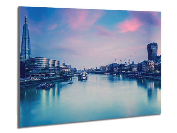 Over The Iconic Thames Metal Print