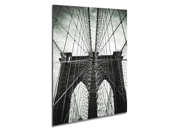 Brooklyn Bridge Arches Metal Print