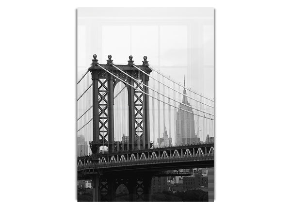 Empire State durch die Brücke