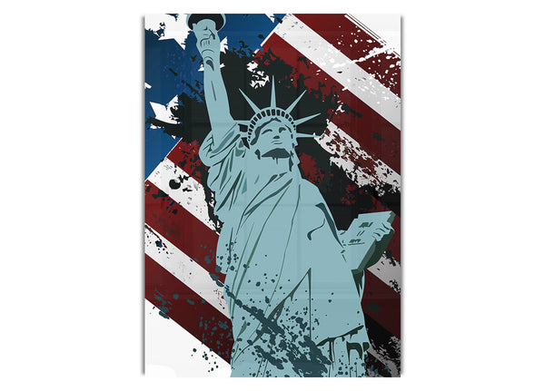 Retro Statue of Liberty