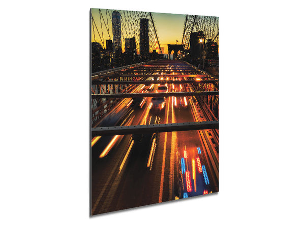 Lichtgeschwindigkeit auf der Brooklyn Bridge 1