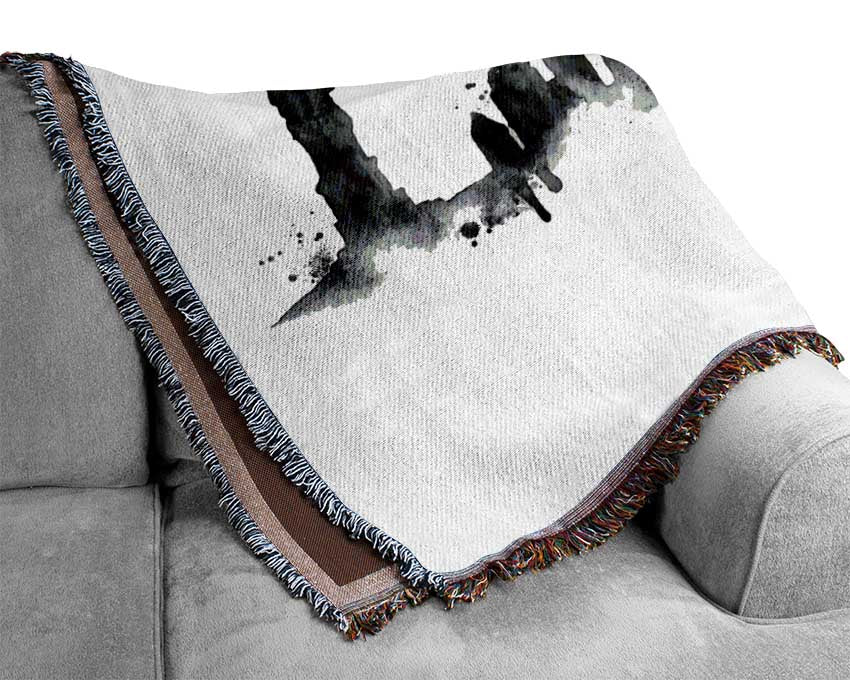 Outline Of The City 10 Woven Blanket