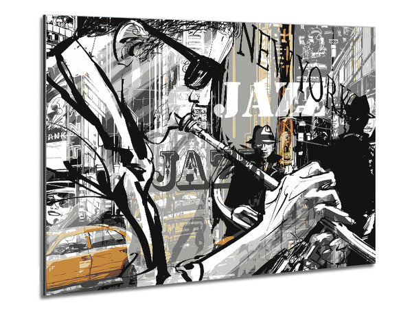 Jazz In NYC Metal Print