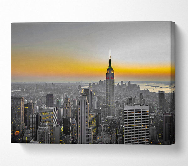  A Canvas Print of Golden Canvas Print