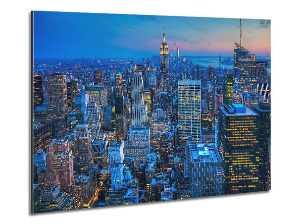 City Blues 1 Metal Print