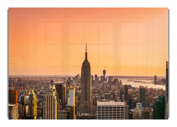 Empire State Building Perfekter Stadtsonnenaufgang