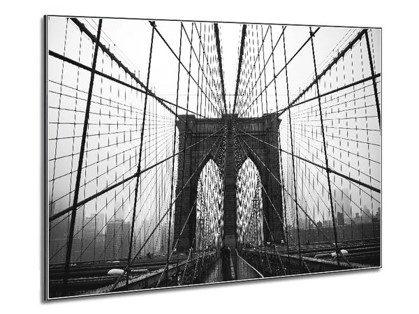 Brooklyn Bridge Perfection Metal Print