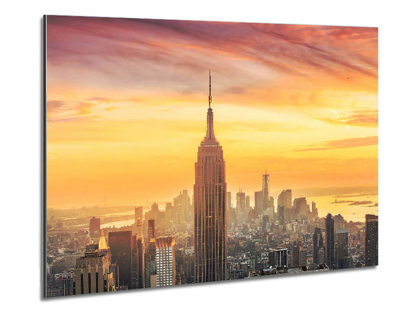 Das Empire State Building im Nebel