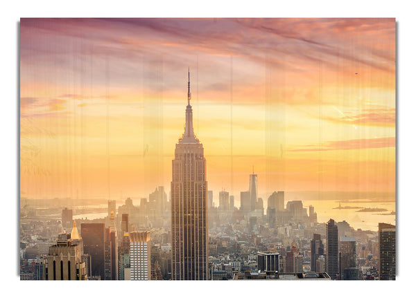 Misty Empire State Building