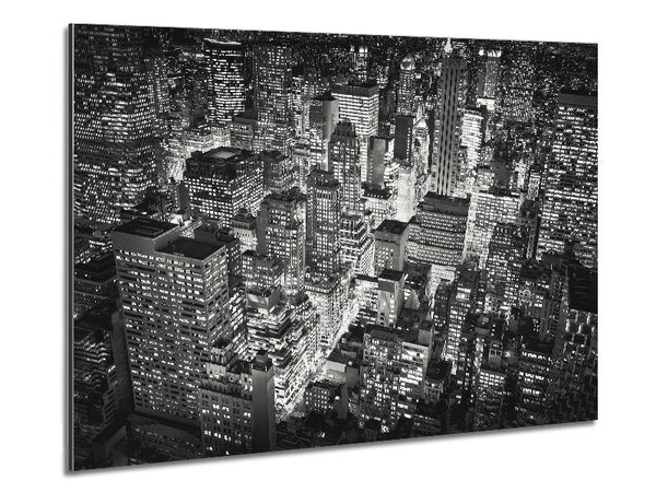 Looking Down On The Big Apple Metal Print