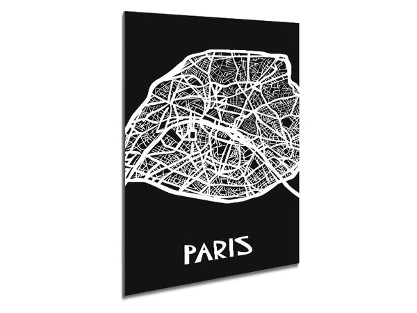 Map Of The City 7 Metal Print