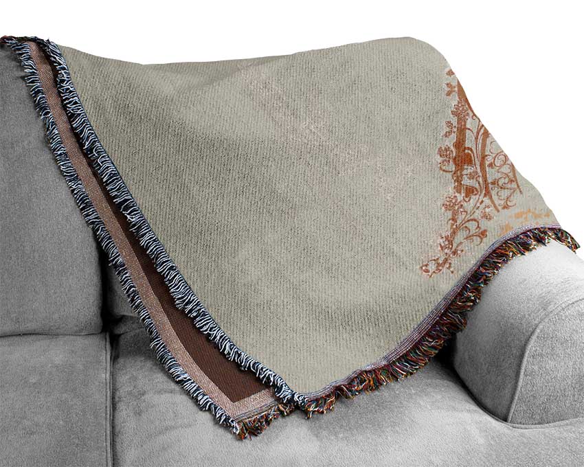 Eiffel Tower Retro 4 Woven Blanket