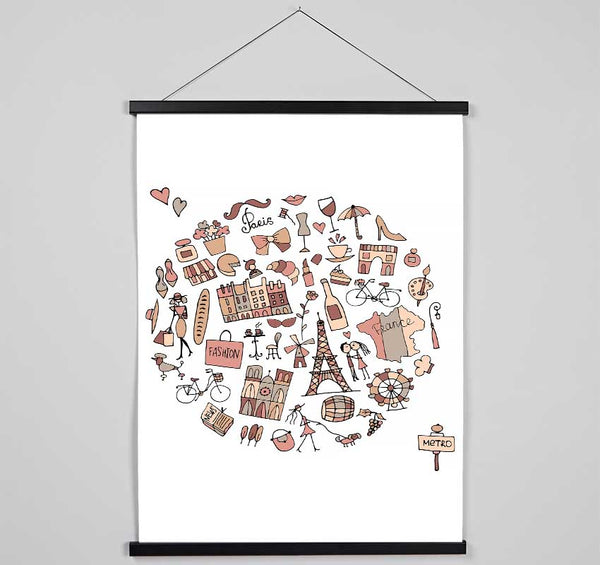 Things To Do In The City 2 Hanging Poster - Wallart-Direct UK