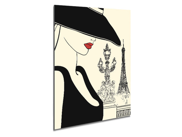 Eiffel Tower Chic 3 Metal Print