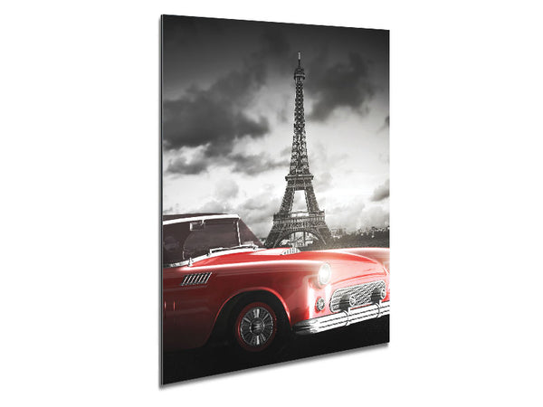 Eiffelturm Retro Auto