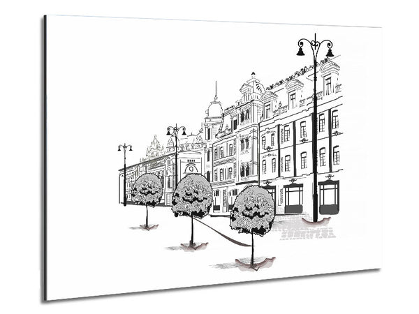 City Streets 7 Metal Print